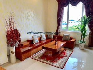SOFA NGUYÊN KHỐI GỖ GÕ ĐỎ